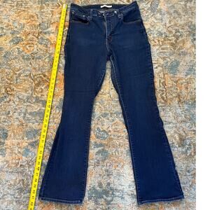 Levi’s 725 High Rise Bootcut Jeans Women’s 32 Dark Wash